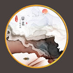 水墨意境肌理线条 TIF分层