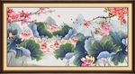 国画荷花