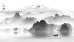 水墨山水画