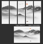 写意画 抽象山水画