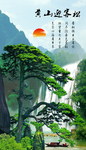 黄山迎客松