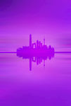 紫色霞光