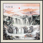 国画山水画