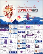 七夕鹊桥会活动策划PPT