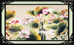 国画荷花
