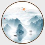 水墨画
