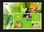 餐垫纸 有机 海报 绿色背景