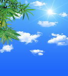 蓝天白云