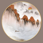 新中式山水画