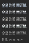 金属字