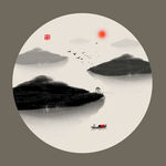 中国风水墨画