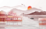 中国风背景墙