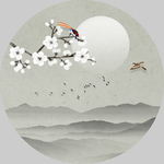 工笔梅花 梅花花鸟画