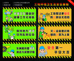 工地环境卫生展板