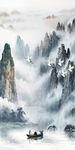 江山如画玄关背景