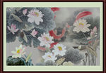 国画荷花