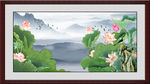 国画荷花