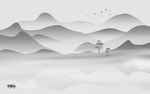 中国风意境新山水画 TIF分层