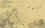 水墨山水画