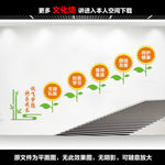 校园楼道文化墙