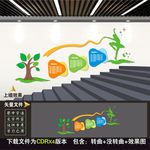 舞蹈楼道文化墙