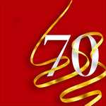 70华诞彩带