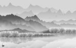 大气风景山水画 TIF分层