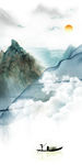高档 风景山水画 TIF分层