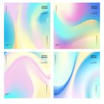 清新梦幻流体渐变矢量素材