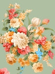 手绘花