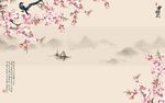 中国风桃花