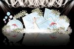 蓝色系婚礼