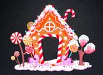 可爱糖果拍照框幼儿园文化墙拱门