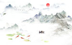 现代新中式画 TIF分层画
