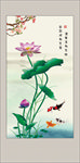 工笔荷花