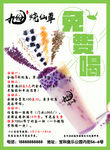 九份烧仙草 宣传单背面