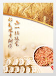 珍惜粮食学校食堂公益海报