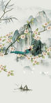 中国风新山水水墨画 TIF分层