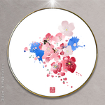 梅枝梅花