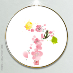 花鸟白梅