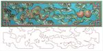 灵芝桃子 精雕图