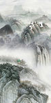 现代新中式山水画 TIF分层