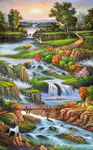 玄关 油画风景