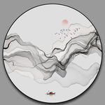 水墨山水画