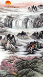 玄关 山水国画