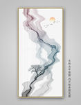 意境水墨山水画