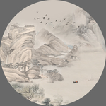 禅意山水画