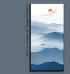 玄关山水