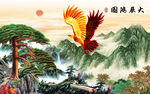 大展宏图背景墙