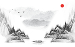 水墨画 山水画